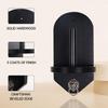 GSE Games & Sports Expert Billiard Wall Mounted Wood Cone Chalk Holder, Pool Table Cone Chalk Holder, Billiards Accessories (Black) view 2