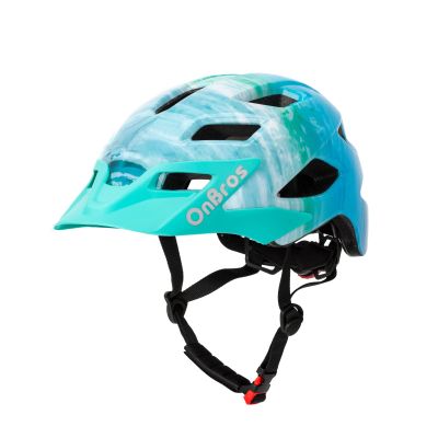 OnBros Kids Bike Helmet - Bike Helmets for 5-14 Boys or Girls with Visor, Children Bicycle Helmet for Skateboard Mountain Scooter Road Cycling, Lightweight and Adjustable 50-57CM
