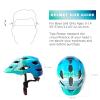 OnBros Kids Bike Helmet - Bike Helmets for 5-14 Boys or Girls with Visor, Children Bicycle Helmet for Skateboard Mountain Scooter Road Cycling, Lightweight and Adjustable 50-57CM view 2