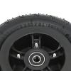 Keenso Mountain Skateboard Wheel, 8in Off Road Scooter Wheel with Pneumatic Tire, Anti-Skid, Alloy Hub, Flexible Rotation, Fits Mountain Scooter view 3