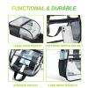 Clear Backpack Stadium Approved, Clear Mini Backpack with Adjustable Straps, See Through Backpack for Stadium, Concert, Sports, Work,Security view 3