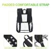 Clear Backpack Stadium Approved, Clear Mini Backpack with Adjustable Straps, See Through Backpack for Stadium, Concert, Sports, Work,Security view 4