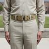 WWII US Army M1936 Pistol Belt  Reproduction Heavy-Duty Canvas Webbing Belt, Adjustable up to 56 view 4