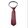 Spring Notion Boys' Solid Color Microfiber Zipper Tie, Chianti Small view 1