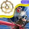 11T Bike Aluminum Sealed Bearing, Bicycle Wheel Guide Roller Rear, Derailleur Pulley for Rear Derailleur Wheel Bike Guide Roller Pulley Accessories Gear Guide Pulley for Mountain Bike (Gold) view 2