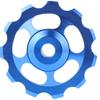 11T Bike Aluminum Sealed Bearing, Bicycle Wheel Guide Roller Rear, Derailleur Pulley for Rear Derailleur Wheel Bike Guide Roller Pulley Accessories Gear Guide Pulley for Mountain Bike (Blue) view 1
