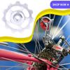 11T Bike Aluminum Sealed Bearing, Bicycle Wheel Guide Roller Rear, Derailleur Pulley for Rear Derailleur Wheel Bike Guide Roller Pulley Accessories Gear Guide Pulley for Mountain Bike (Silver) view 3