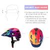 OnBros Kids Bike Helmet - Bike Helmets for 5-14 Boys or Girls with Visor, Children Bicycle Helmet for Skateboard Mountain Scooter Road Cycling, Lightweight and Adjustable 50-57CM view 2