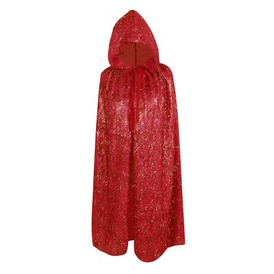 Adult Halloween Hooded Cloak Glittery Long Cape Wizard Elf Costume Robe Shining Rainbow Magician Poncho for Xmas Cos Party