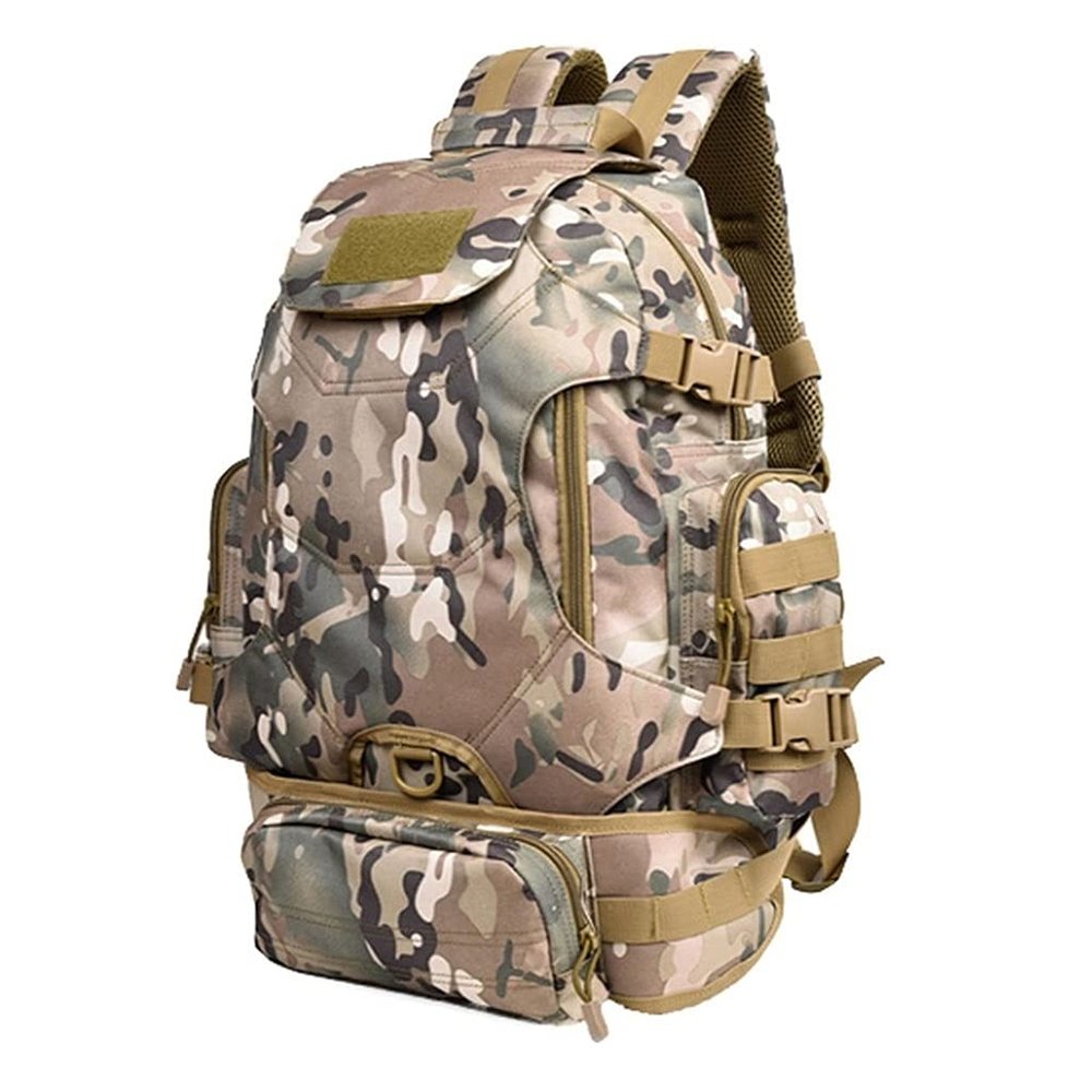 YYDS Outdoor Camping Bag Outdoor Mountaineering Shoulder Bag Trekking Rucksack Camping Daypack Knapsack Hiking Travel (Color : CP)