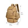 YYDS Outdoor Camping Bag Outdoor Mountaineering Shoulder Bag Trekking Rucksack Camping Daypack Knapsack Hiking Travel (Color : CP) view 2