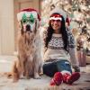 JaGely 36 Pcs Santa Hats Christmas Glasses Bulk Santa Claus Beard Mask Set Xmas Photo Booth Props Christmas Party Decorations for Adult Xmas Holiday Party Favors Supplies view 4