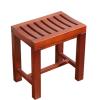 Spa Bench Wood Seat Stool Foot Rest Storage Shelf Bathtub Shower Stools to sit on, Waterproof Wood Shower Bench Seat, Bathroom Spa Bathing Stool Shaving Foot Rest Step Stool Indoor Outdoor Patio Garde view 1