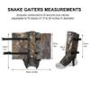 MDSTOP Snake Gaiters Leg Guards, Waterproof Snake Guards, Adjustable Snake Bite Protection for Lower Legs, Snake Chaps for Men&Women view 4