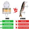 Rojuna 10 Pack Deep Drop LED Fishing Light, Colorful Flashing Strobe Underwater Attractants, Waterproof Diamond Lure for Saltwater Freshwater Tuna (Multi-color) view 3