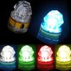 Rojuna 10 Pack Deep Drop LED Fishing Light, Colorful Flashing Strobe Underwater Attractants, Waterproof Diamond Lure for Saltwater Freshwater Tuna (Multi-color) view 4