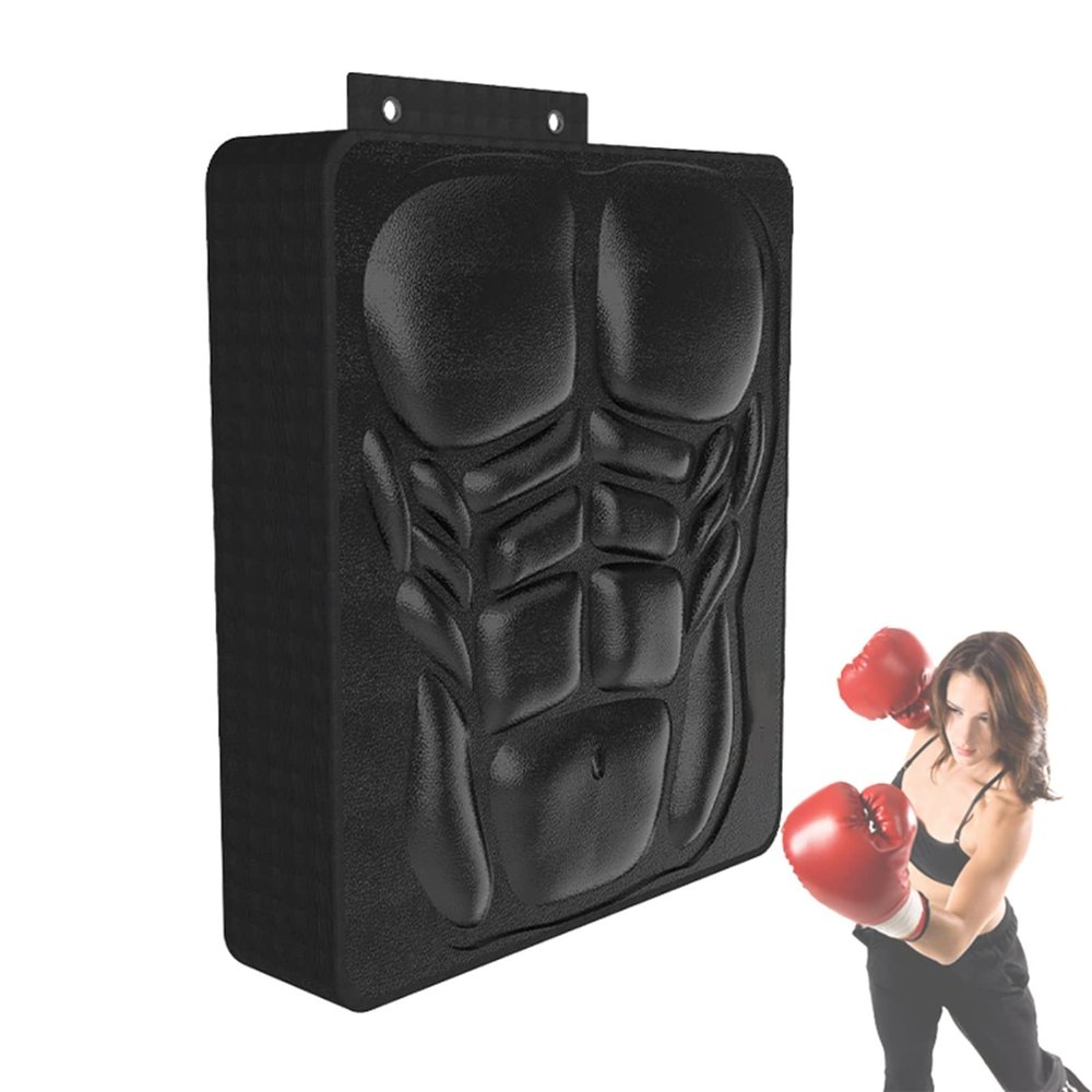 DYK&NX Wall Pad Punching Bag, Boxing Pad Wall Mounted 404311 cm for Boxing Muaythai Free and Gym Training, Easy to Install and Durable (Color : Black)
