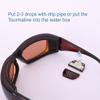 Yourga Dry Eyes Relief Eyeglasses, Rectangular Polarized Sunglasses, UV Protection, Moisture Chamber Glasses for Men/Women Outdoor (Sandalwood) view 2