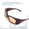 Yourga Dry Eyes Relief Eyeglasses, Rectangular Polarized Sunglasses, UV Protection, Moisture Chamber Glasses for Men/Women Outdoor (Sandalwood) view 4