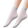 10PCs Silky Anti-slip Cotton Socks for Women Soft Breathable Mid-tube Stockings Comfortable, Sheer Ankle Socks Thin Nylon Summer Ankle Hosiery Socks Short Dress Stockings for Women view 1