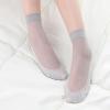 10PCs Silky Anti-slip Cotton Socks for Women Soft Breathable Mid-tube Stockings Comfortable, Sheer Ankle Socks Thin Nylon Summer Ankle Hosiery Socks Short Dress Stockings for Women view 2