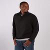 boxercraft Men's Purdue University Boilermakers Sullivan Quarter-Zip Pullover, Black, L view 3