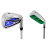 MAZEL Individual Golf Iron 6 & Green Golf Chipper 55 Degree,Bundle of 2 view 1