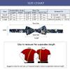 BELLUNO Boys' Floral Suspenders and Bow Tie Set, Pre-Tied Cotton Bowtie for Kids from Toddlers to Teens view 3