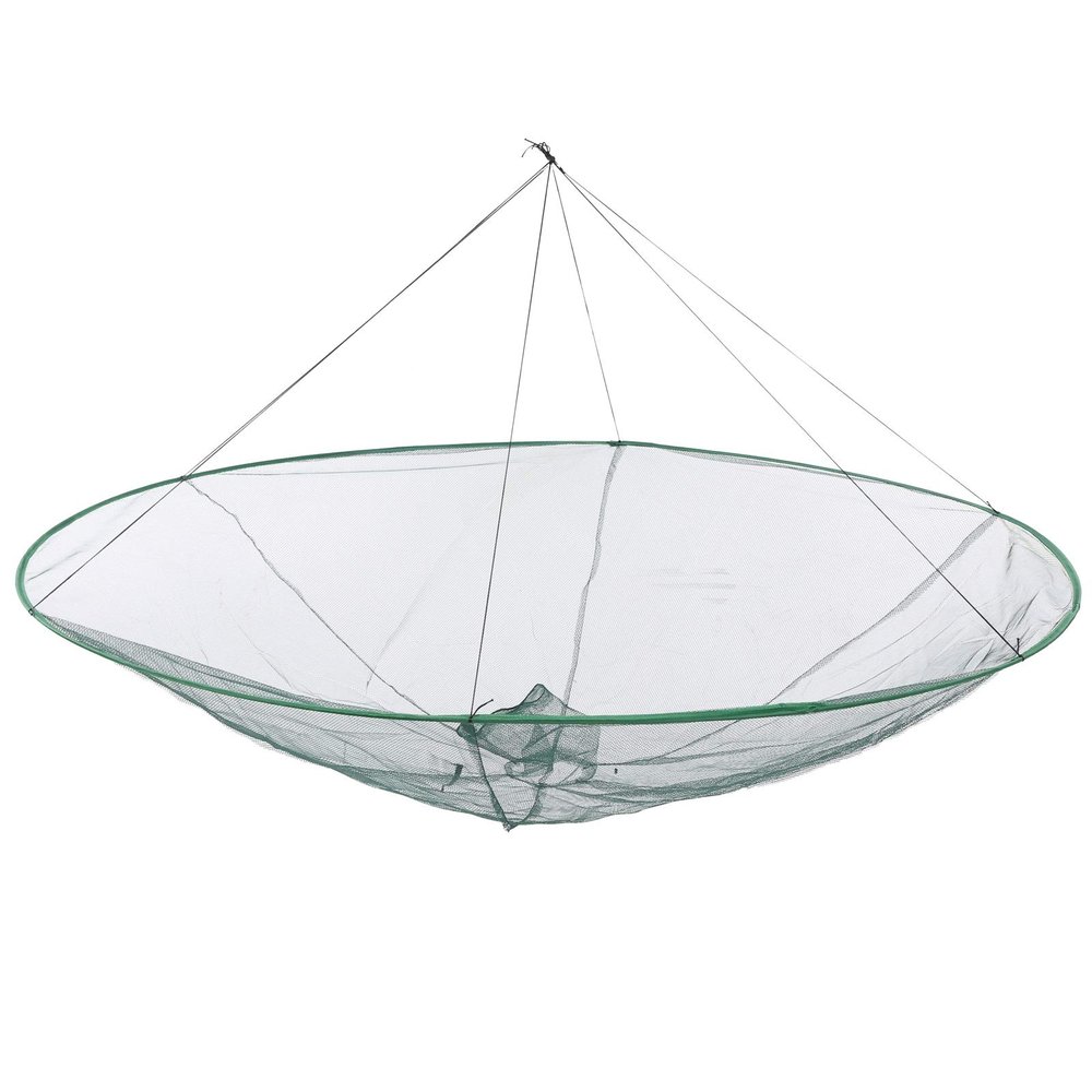 150cm High Strength Nylon Mesh Floating Shrimp Cage For Rivers , Circular Drawable Foldable Fishing Net , Shallow Seas , Oceans And Lakes , Circular Drawable Foldable Fishing Net , 150cm HighFishing N