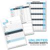 ME AND MY GOLF Premium Scorecard Holder and Stat Sheet with Unlimited Printable Sheets - Includes Instructional Training Videos view 3
