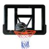 Basketball Rim Wall Mounted Indoor Outdoor Basketball Hoop, Adult Kids PVC Backboard and All Steel Rustproof Frame, 110x50cm (Size : 110X75CM) view 1