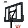 Basketball Rim Wall Mounted Indoor Outdoor Basketball Hoop, Adult Kids PVC Backboard and All Steel Rustproof Frame, 110x50cm (Size : 110X75CM) view 2