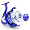 CAMEKOON Fishing Reel, Carbon Fiber 55LB Powerful Drag, Spinning Reel with Rigid Aluminum Frame and Rotor, 7+1 Stainless Steel Ball Bearings for Freshwater or Saltwater, Screw-in Handle view 1