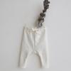 Baby Newborn Infant Girls Boys Cotton Spring Autumn Solid Ribbed Long Pants Leggings Spring Baby (White, 12-18 Months) view 2