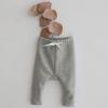 Baby Newborn Infant Girls Boys Cotton Spring Autumn Solid Ribbed Long Pants Leggings Spring Baby Boy (Grey, 1-2 Years) view 2
