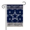 NFL Rico Industries Dallas Cowboys Winter/Snowflake 13" x 18" Double Sided Garden Flag view 1