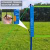 Badminton Set for Backyard, Portable Badminton Net with Tension Adjuster, Badminton Racket Set of 4, 3 Nylon Shuttlecocks, Boundary Line and Carry Bag for Backyard Beach Family Games view 4