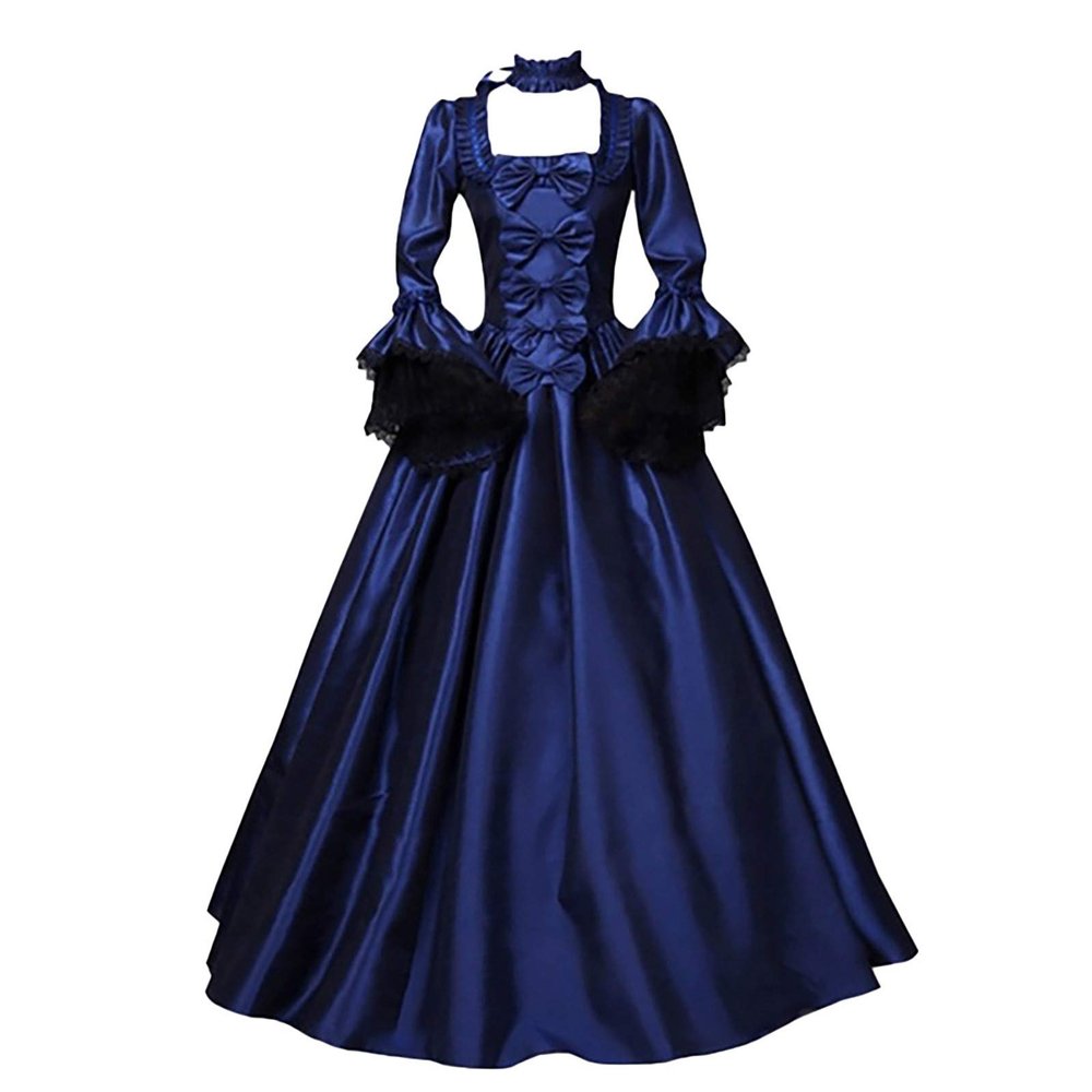 Women Madame de Pompadour Renaissance Victorian Ball Gown Rococo Royal Princess Dress Halloween Costume