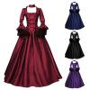 Women Madame de Pompadour Renaissance Victorian Ball Gown Rococo Royal Princess Dress Halloween Costume view 3