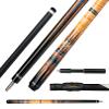 Moyerely Carbon Fiber Pool Cue,11.8mm/12.5mm Low Deflection Cue Stick,Professional Pool Stick with Case(MF2+Extension,11.8mm) view 1