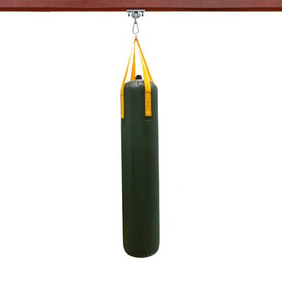 Inflatable Punching Bag Green with Yellow Straps Plastic