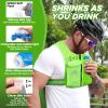 REVALI Running Vest, USA Original Patent, Zip Reflective Running Vests with 500ml Hydration Bottle, Adjustable Waistband & Breathable Material, Chest Pack Gear Phone Holder for Men & Women view 4