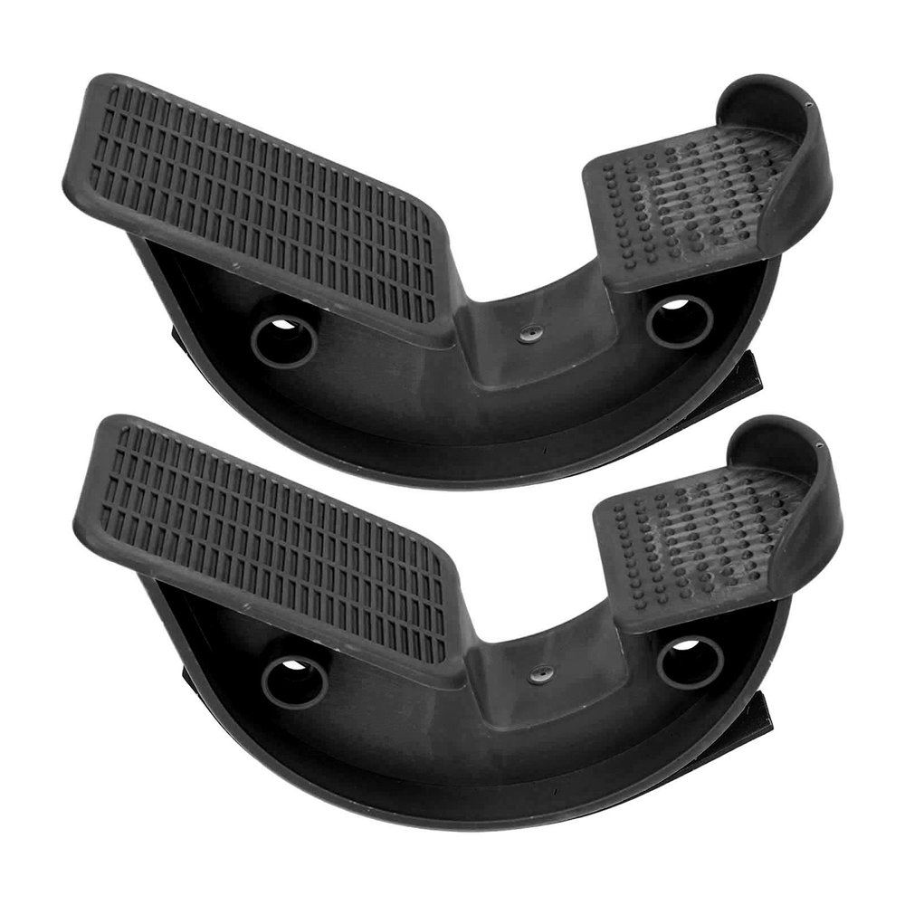 Yosoo Calf Stretcher, 2 PCS Slant Board, Non-Slip, ABS Material, Black, Slip Resistant, Ideal for Home, Office, Travel & Indoor/Outdoor Exercise