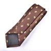 Maker V Brown & Gold Necktie - San Diego Necktie, San Diego gift for men - San Diego tie view 4