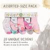 So'dorable 20 Pack Newborn Baby & Infant Boys & Girls Socks, Assorted Size Pack (0-12 Months & 12-24 Months), Non-Skid Grips, Non-Shrink view 3