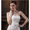 LeJulyeekay Women Floral Lace Gloves for Wedding Party Evening Fingerless Gloves (W2-white) view 2