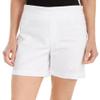 Counterparts Womens Solid Pull-On Shorts 8 White view 1