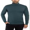 X RAY Mens Turtleneck, Soft Slim Fit Pullover Top, Basic Turtle Neck Sweater for Men, Teal, Small view 1