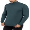X RAY Mens Turtleneck, Soft Slim Fit Pullover Top, Basic Turtle Neck Sweater for Men, Teal, Small view 4