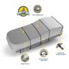 Seal Skin Covers Heavy-Duty Pontoon Boat Cover, Waterproof & UV Resistant, Fits 24 to 28ft L & Up to 102 W, Marine-Grade Protection with Secure Straps & Elastic Hem, All Weather Protection view 2